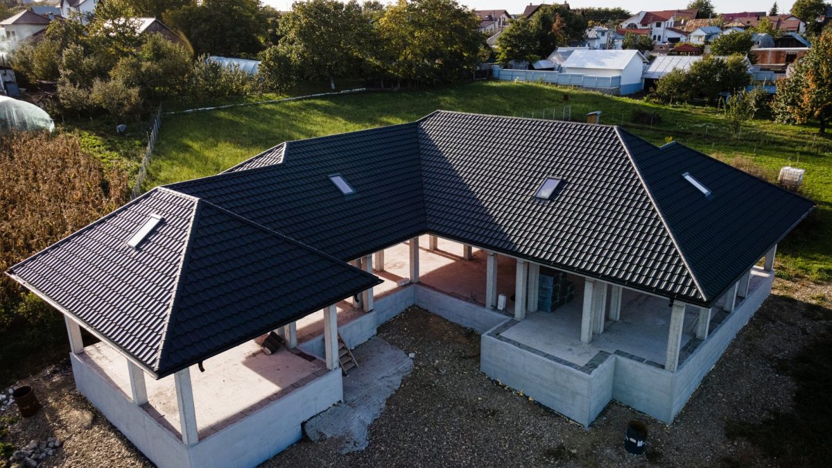 Acoperis din tigla metalica Enigma in Tisauti - Suceava