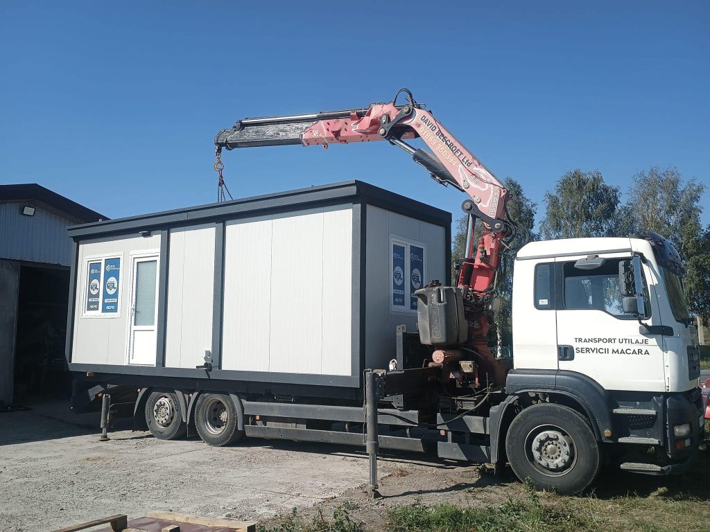 Container modular metalic livrat și montat în Buzău
